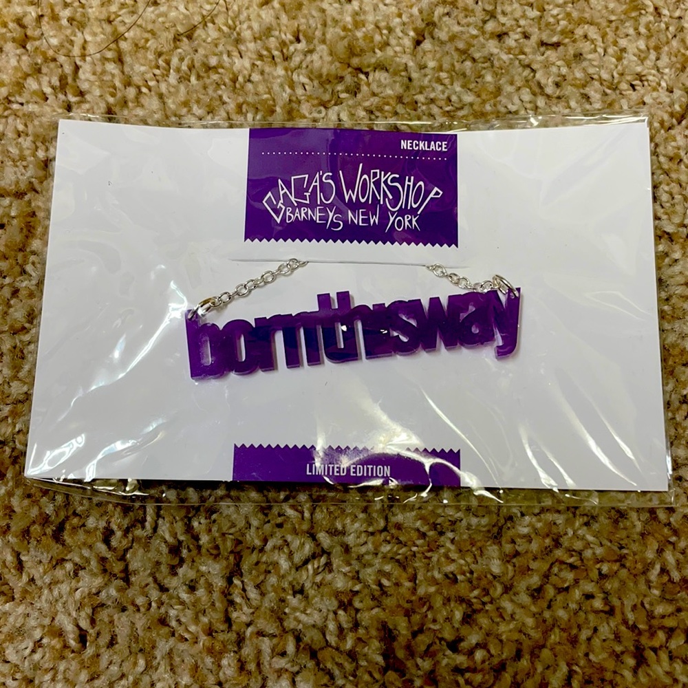 Born This Way necklace from Lady Gaga’s Workshop